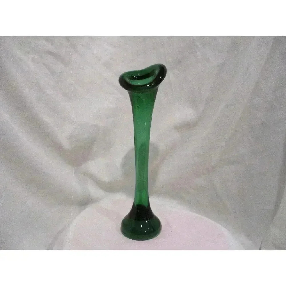 Vase, Vintage Aseda Glasbruk Green class‎ Bone vase